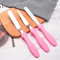 Rózsaszín spatula készlet 3 darabos