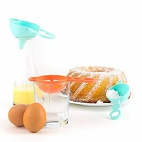 Szűrő-tölcsér-szita szett 3 darab