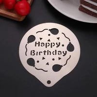 Boldog születésnapot tortaforma,stencil 3 darabos