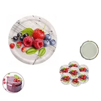 Málna befőttes üveg tető 82 mm(10db)