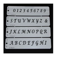 Stencil számok - betűk