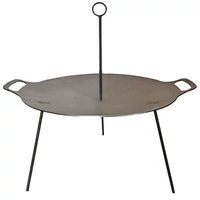 Akasztható + 3 rövid lábbal hússütő tárcsa 50 cm