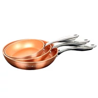 Copper serpenyőkészlet 3 darab