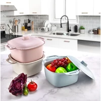 Füles edény, fedővel 4 liter