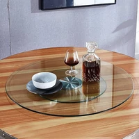 Tortatál üveg forgótál 35 cm (áttetsző)