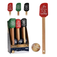 Karácsonyi bambusz spatula 30 cm