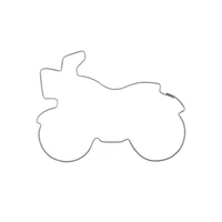 Motorkerékpár sütikiszúró 7.8 cm