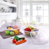 Műanyag tál fedővel 9.5 liter
