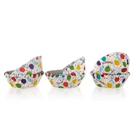 Szülinapi muffin papír színes 60 mm (100 darab)
