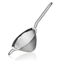 Rozsdamentes kúpos szűrő 16 cm