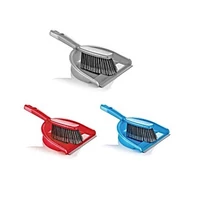 Szemetes lapát gumi éllel, kefével