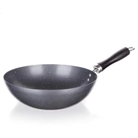 Granite grey wok 28 cm
