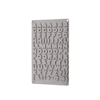 Szilikon betűk, jelek fondant, csokiforma 