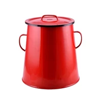 Piros zománc zsírosbödön 20 liter (2.o.)