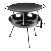 Tűztér-bográcstartó-hússütő tárcsa készlet