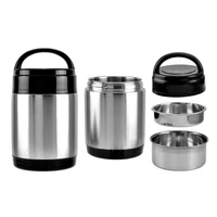 Inox ételtermosz/ételhordó 1800 ml