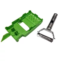 Univerzális hámozó és zöldség dekoráló (munkapaddal)