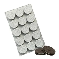 Szilikon Oreo kekszsütő forma 15 részes
