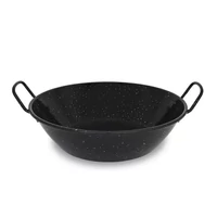 Zománcozott mély paella serpenyő 55 cm