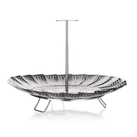 Inox gombócfőző, párolóbetét