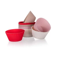 SZILIKON KOSÁRKA FORMÁK 12 DARABOS KÉSZLET