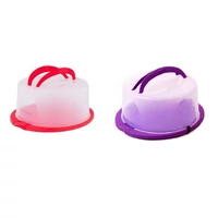 Műanyag tortatartó, ételhordó 30 cm