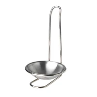 Rozsdamentes fakanáltartó, fakanállal