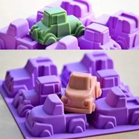 Autók szilikon szappan, sütőforma