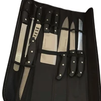 9 részes késkészlet hordozható késtartóval