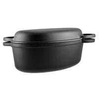 2az1 ben öntöttvas kacsasütő 37.5 cm (7.5 liter)