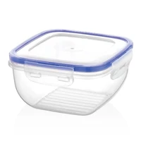 Patentzáras kocka ételhordó doboz 3750 ml