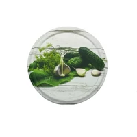 Kovászosuborka befőttes tető 82mm (10db)