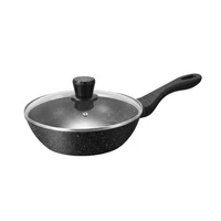 Bevonatos serpenyő üvegfedővel 24cm