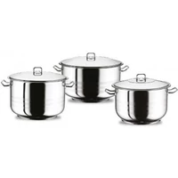 Rozsdamentes edénykészlet 16-22-28 literes