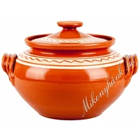 Káposztafőző cserépedény 10 literes