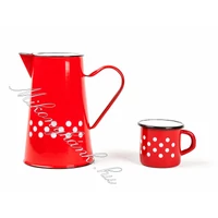 Pöttyös 2 literes kancsó + bögre készlet