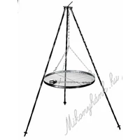 Grillrács 48cm + 120cm állvány szett