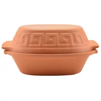 Agyag natúr római tál 4 literes