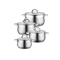 Üvegfedős edénykészlet (2.1 - 2.9 - 3.9 - 5.1 liter)