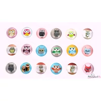 Bagoly hűtőmágnes (választható minta)