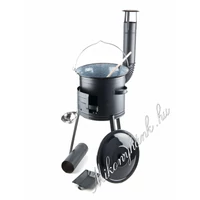 42cm magas bográcsház+ 25 literes zománcos bogrács(10részes)