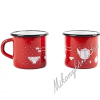 Retro zománcozott bögre 400 ml