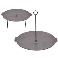 Öntöttvas grill tárcsa - boronatárcsa kétfunkciós 44 cm