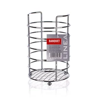 LINEA rozsdamentes fakanáltartó 11x17,5cm