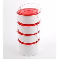 Műanyag ételhordó 3+1 részes (1+1.7liter)