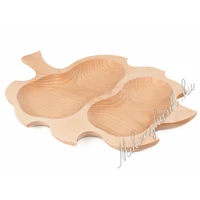 Szőlőlevél fatál 38cm x 28cm