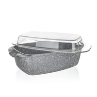 Gránitbevonatos sütőtál + fedő 6.1 liter