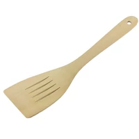 Hajlított lyukas teflon fakanál 31.5 cm