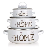 HOME zománcos edénykészlet 6 részes