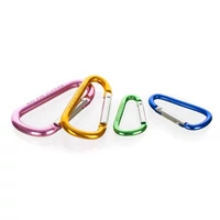Kulcstartó karabiner szett 4 db
